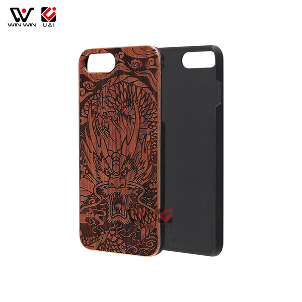 Dragon Maya design For iPhone all model wood cell phone cases accessories for iPhone 6s 6 7 8 7plus 8plus x laser engrave