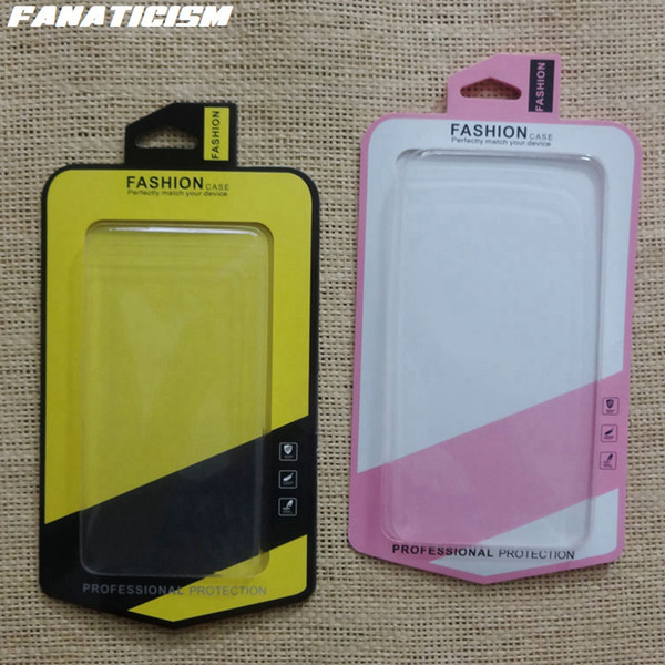 Fanaticism Universal Retail Packaging For iPhone X 8 7 6s Plus Samsung S8 Huawei P10 P9 Case Package Paper+PVC Plastic Box+Inner Insert