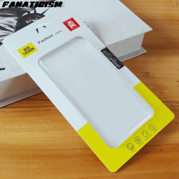 Fanaticism Universal Fold PVC Blister Retail Packaging Box For iphone X 8 7 6s Plus Case Samsung S8 S7 Silicone Plastic Cover