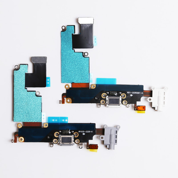 New For iPhone 6plus 5.5 Dock Connector Usb Charger Charging Port Flex Cable Ribbon with Headphone Audio Jack