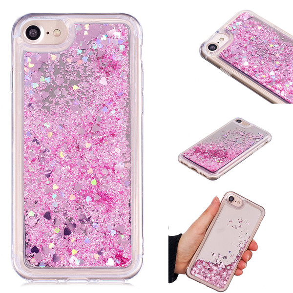 Cover For iPhone 6S Case Quicksand Flash Glitter Powder Mirror Hard Mobile phone Cases Covers For iPhone 6