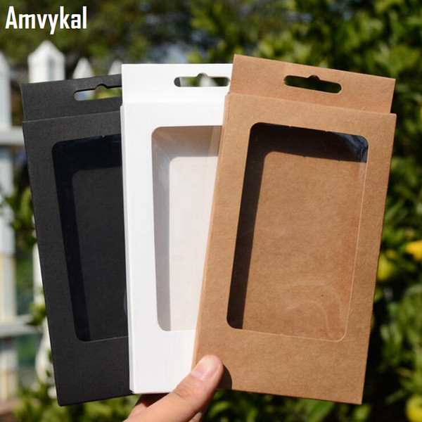 Amvykal For iPhone X 6 6s 7 8 9 Plus Samsung Cover Universal Phone Case Retail Packaging Cardboard PVC Blister Retail Box