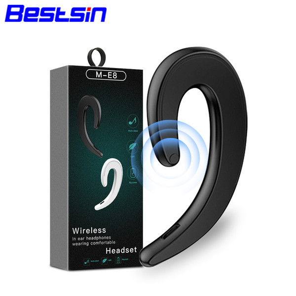 Bestsin M-E8 bone conduction Bluetooth headset ear hanging wireless without ear plugs without ear plugs For mobile phones with Bluetooth