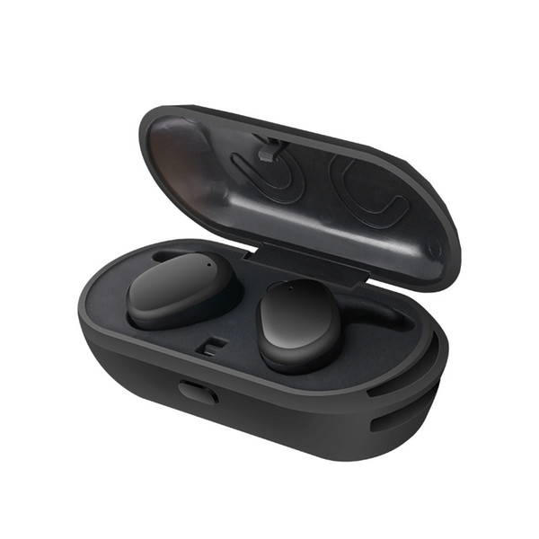 Mini Twins Wireless Bluetooth 5.0 Stereo Headset Waterproof Sport Headphone In-Ear Earphones Earbuds TWS With Charging Socket for Smartphone