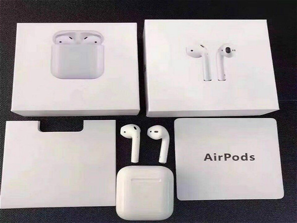 2019 W1 Chip Airpods Contact me for real photo Bluetooth headset touch, voice control, connect to iCloud, high quality