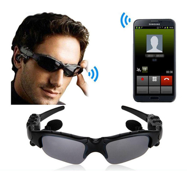 Sunglasses Bluetooth Headset Sunglass Stereo Wireless Sports Headphone Handsfree Earphones mp3 Music Player With Retail Package