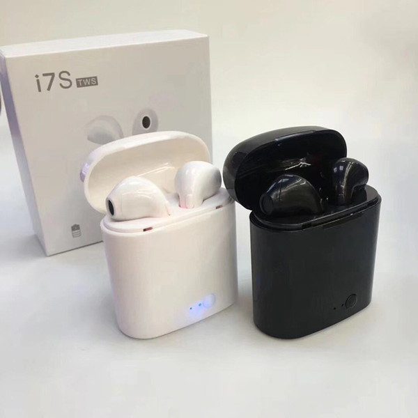 HBQ i7 i7S TWS Bluetooth Earphone Twins Wireless Earbud With Charger Dock V 4.2 Stereo Headphone New Mini For iPhone Android