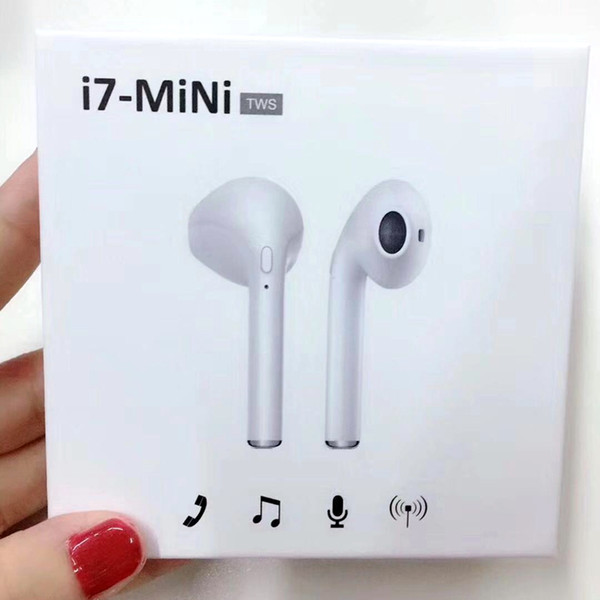 2019 Hot Sell i7s Mini TWS Small Wireless Bluetooth Earphone With Charging Boxs Stereo i7s tws Earbud Earpiece for phone Android pk i9s i10