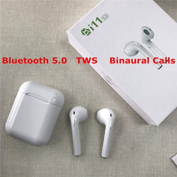 I11 PK I7S I9S TWS Bluetooth 5.0 Earphone Binaural Calls Wireless Earbuds In-Ear Headset Handsfree With Charging Box for IOS Android Phone