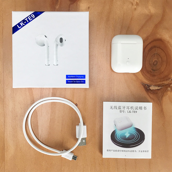 2019 New Upgrade LK-TE9 Tws Bluetooth 5.0 Earphone Wireless Earbuds Stereo Touch Control Binaural Calls Headphone