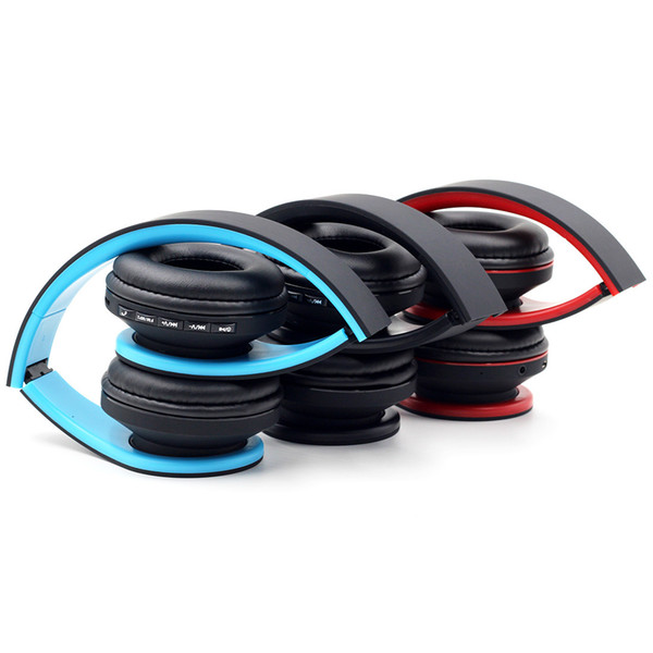 High quality foldable Wireless DJ stereo Audio Bluetooth Stereo Headset Handsfree Headphones Earphone Earbuds with Retail box