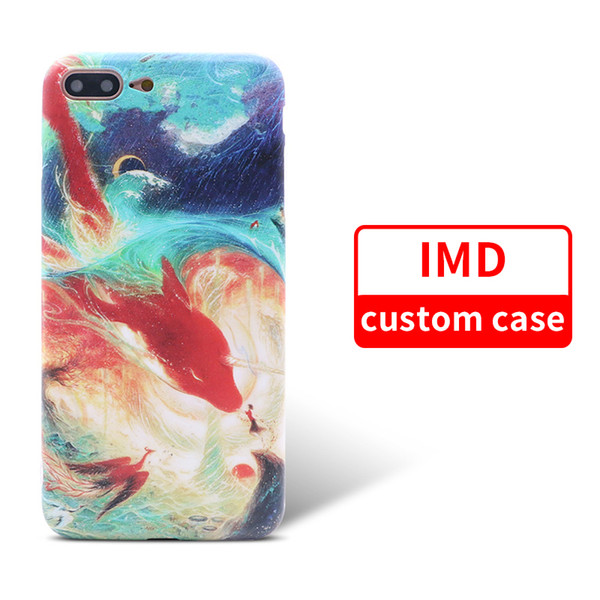 100Pcs Custom IMD Painting TPU Soft Silicone For Samsung Galaxy Note9 s9 Phone Case For iphone 9 Phone cover