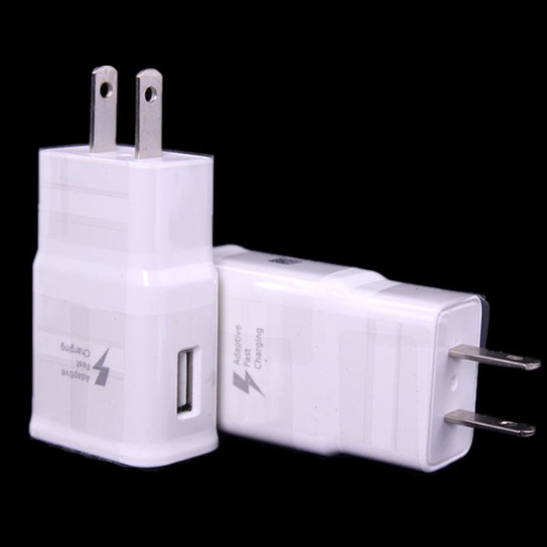 5V 2A Travel EU US Plug Wall USB Fast Charger Adapter For Smart phones In Black Or White Color