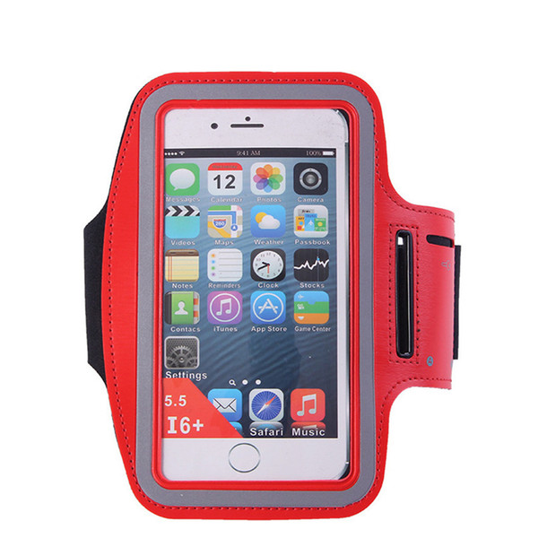 Waterproof Sports Running Gym Armband Case Exercise Arm Band Neoprene Strap Jogging Fitness Smart Phone Cover Holder Pouch For iPhone Galaxy