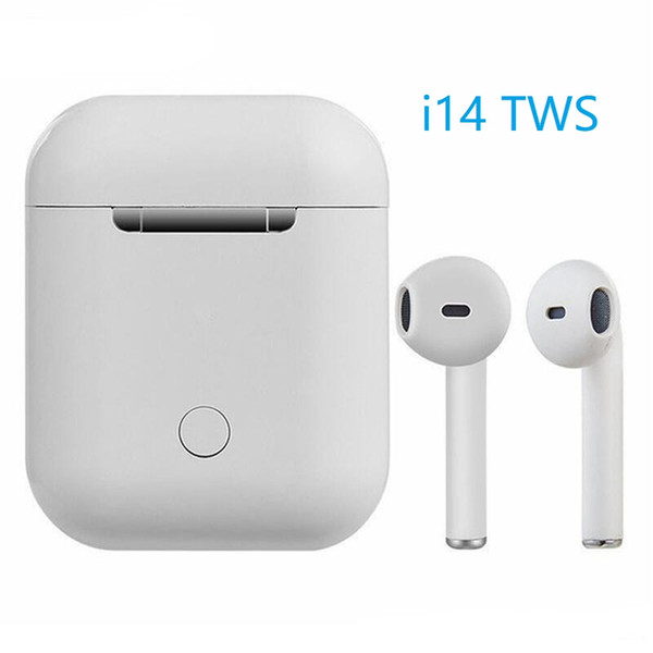 i14 TWS Wireless Bluetooth Headphones 5.0 Smart Touch Stereo Music Earbuds Auto Pair PK i10 i11 i12 i13 tws not airpods earphones