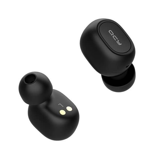 QCY QS1 TWS Bluetooth V5.0 Headset Sports Wireless Earphones 3D Stereo Earbuds Mini in Ear Dual Microphone With Charging box