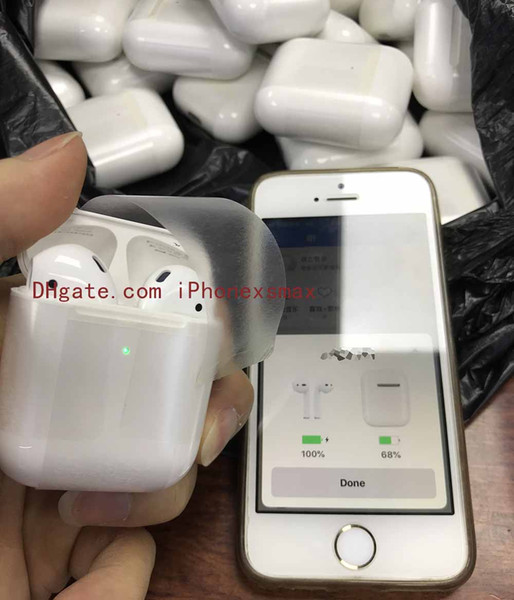 New chip w1 air earphones pods 2nd headphones ear Bluetooth headset wireless charger earbuds FOR iphone 2 6 X xs max headphone ecouteur