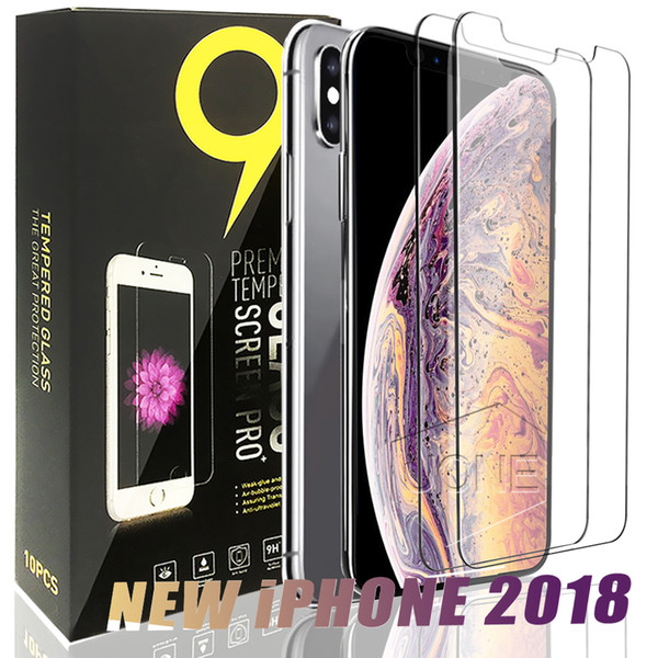 For 2018 NEW Iphone XR XS MAX 8PLUS X Tempered Glass Screen Protector for iPhone 6S Plus Samsung S6 S7 Note 5 screen clear film protection