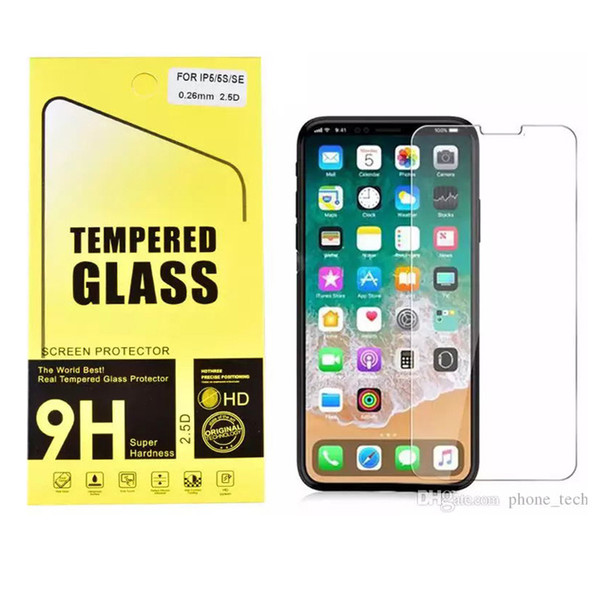 9H Tempered Glass for iphone XR XS MAX X Tempered Glass Screen Protector iPhone X 8 8 Plus Iphone 6 7Plus