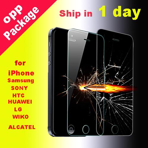 For iPhone XS Max 6.5inch XR Tempered Glass Screen Protector 0.3mmTreated Glass for iPhone 5 4 samsung galaxy s8 S5 dhl free SSC012