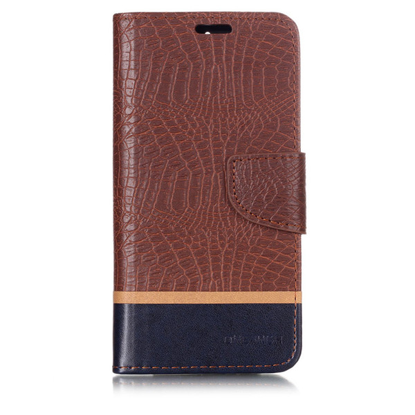 Splice Color wallet Case For Nokia 7 Plus Filp Cover Crocodile pattern PU Leather Mobile Phone Bags Latest fashion