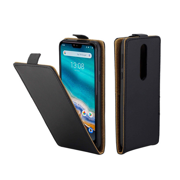 Business Leather Case For Coque Nokia 7.1 Nokia7.1 Vertical Flip Cover Card Slot Cases Mobile Phone Bags