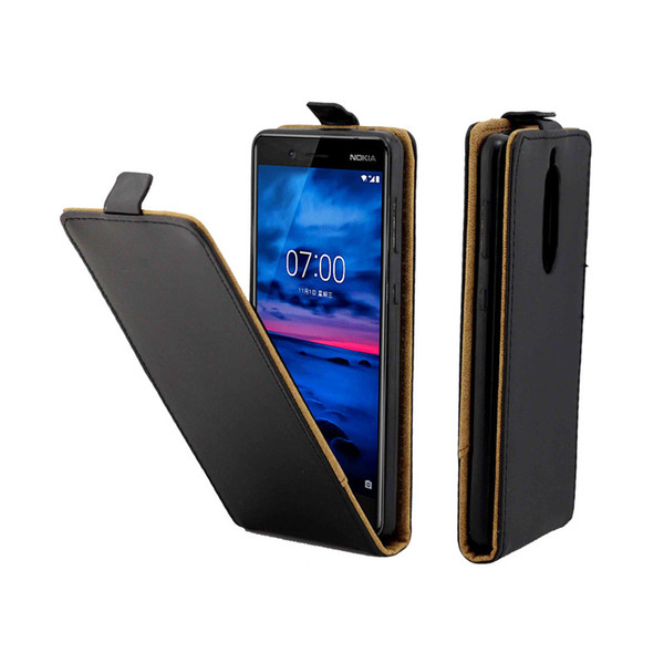 Business Leather Case For Coque Nokia 7 Vertical Flip Cover Card Slot Cases For Nokia 7 Mobile Phone Bags