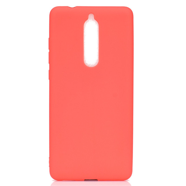 Candy Color Cover For Nokia5.1 Case Soft TPU Ultrathin Designer Mobie Phone Cases Capinha For Nokia 5.1