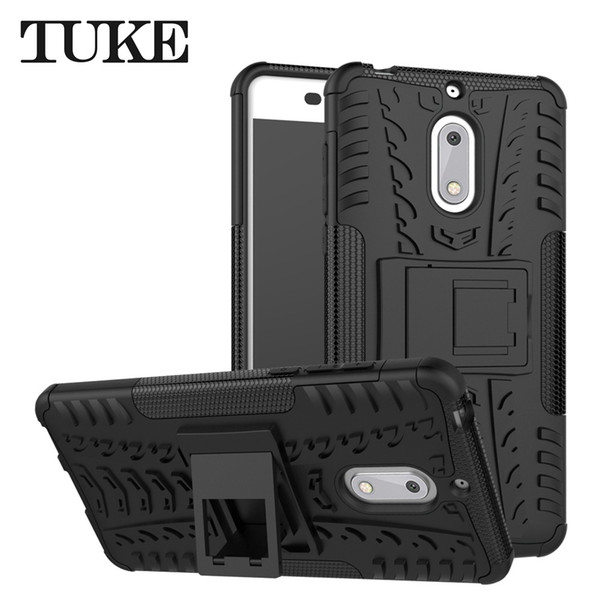 Cover For Nokia 6 Case Silicone Luxury Protective Robot Rubber Armor Hard Back Phone Case For Nokia 6 Cover For Nokia 6 Case