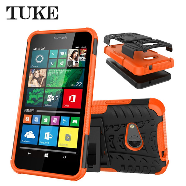 Hybrid Armor TPU+PC Case For Nokia Lumia 550 Shockproof Protective Hard Cover For Microsoft Lumia 550 Silicone Case Coque