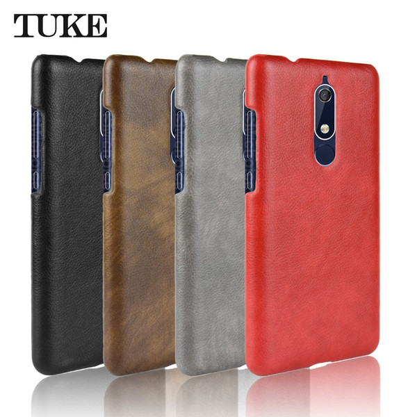 For Nokia 5.1 Case For Nokia 5 2018 Case Luxury Leather Hard PC Phone Case For Nokia 5.1 TA-1061 TA-1075 A-1076 TA-1081 TA-1088