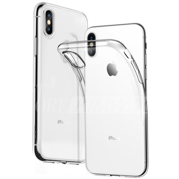 Ultra-Thin TPU Case For New iPhone XR XS MAX X 7/8/6 plus Samsung S10/S9/S8 Plus S7edge Full Clear Silicone Soft Cover