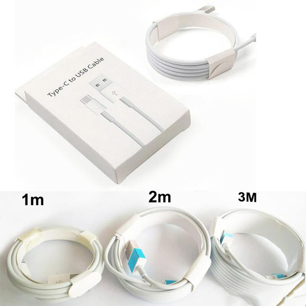 1M 3ft 2m 6ft 3m 10ft type-c andorid micro usb charging line sync usb data cable type C fast charging cord for Samsung 8 X MAX With Package