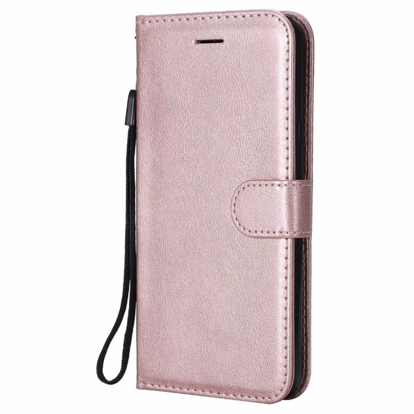 Wallet Case For Samsung Galaxy J7 DUO Flip back Cover Pure Color PU Leather Mobile Phone Bags Coque Fundas For Galaxy J7 Duo