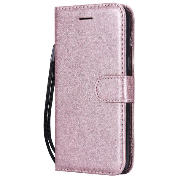 Wallet Case For Samsung Galaxy J2 Pro 2018 Flip Cover Pure Color PU Leather Mobile Phone Bag Coque For Galaxy J2 PR0 2018