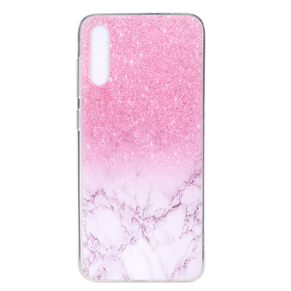 For Samsung Galaxy A70 Case Cover Transparent Soft TPU Colour decoration Tower bike Butterfly Girl Mobile Phone Cases