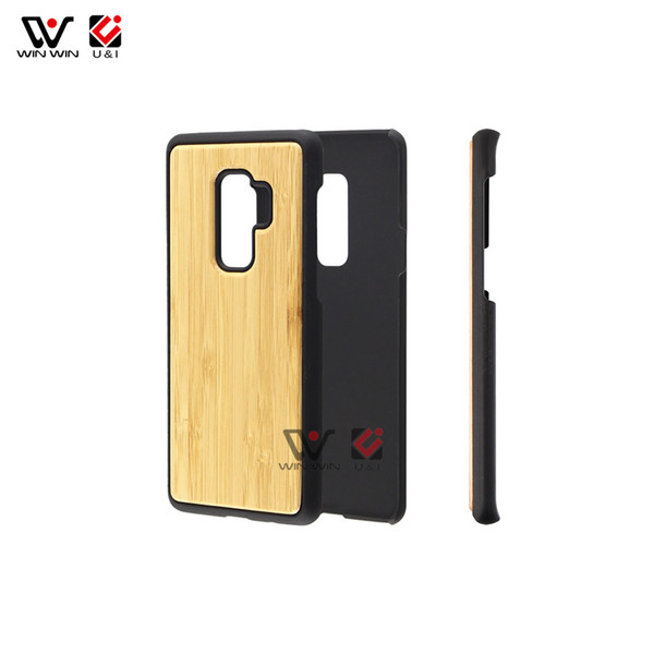 For Samsung Galaxy s9 s9plus plus plain color wood cell phone case material wholesale mobile phones back cover for s8 s8plus note8 s6edge