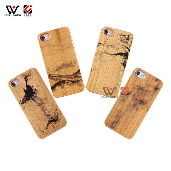 Water Printing Pattern Custom TPU Frame Mobile Phone Case For iPhone 6 7 8Plus X XS Max For Samsung For Huawei Mate 20