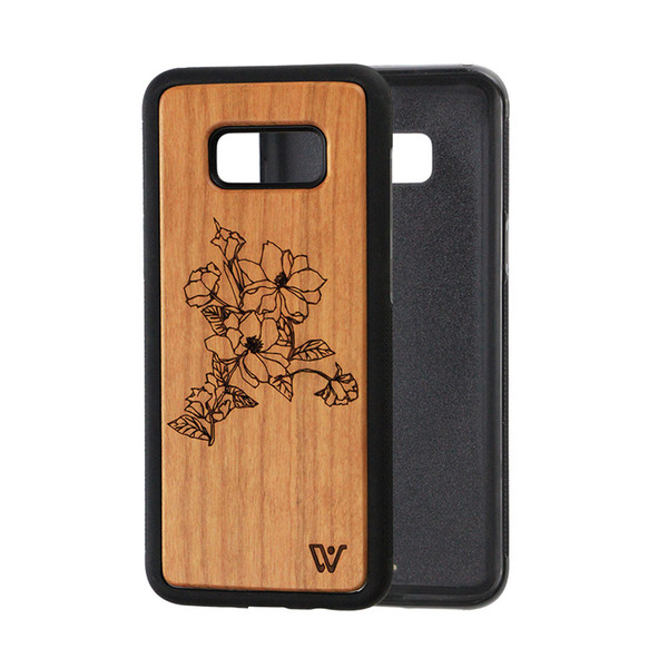 2017 Top Selling Wooden Mobile Case for iPhone 8 Rosewood Wooden Cell Phone Case for iPhone X