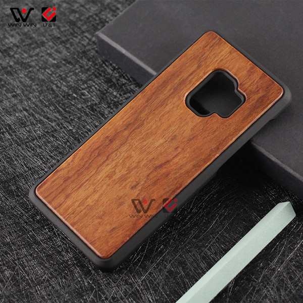 Genuine Wood Cell Phone Case For Samsung Galaxy S9 Full Protection Hard PC Wood Mobile Back Cover Drop