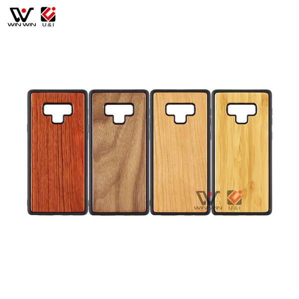 Original Custom Logo Wood Phone Case For Galaxy Note 9 Anti-knock Dustproof Cover For Galaxy Note 9