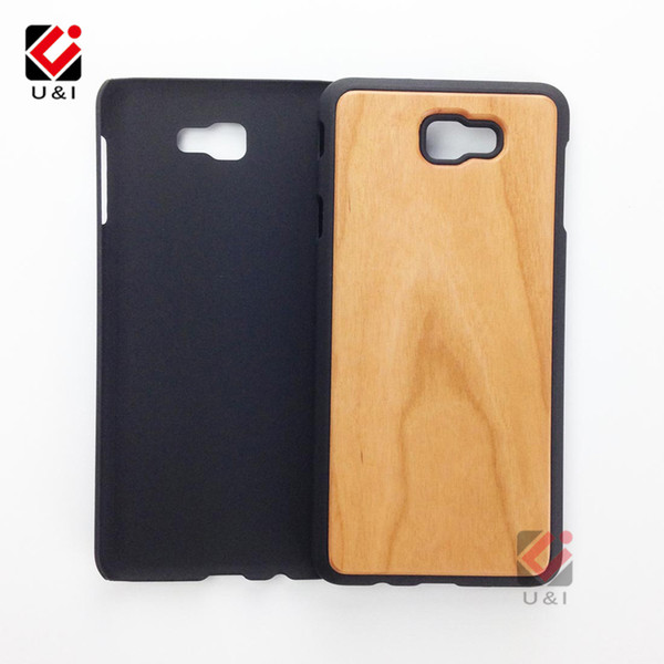 Wood Cell Phone Case For Samsung J7 Prime PC Back Custom Logo Wooden Phone Cover For Samsung Galaxy J7 Factory Price