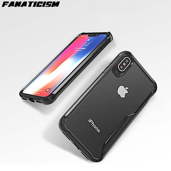 Fanaticism Case For Samsung Galaxy S8 S9 Plus Note 8 9 Soft Silicone Frame Bumper Glossy Hard PC Plastic Acrylic Clear Cover