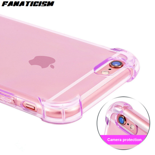 Fanaticism Case For iphone X XR XS Max 5s SE 6s 7 8 Plus Soft TPU Anti-knock Phone Cases Thicken Silicone Cover