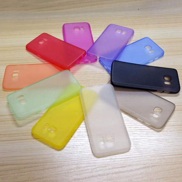 Ultra Thin 0.6mm Candy Color Soft PP Case For Samsung Galaxy S6 S7 S6 edge S5 Anti-fingerprint Transparent Frosted Matte Cover