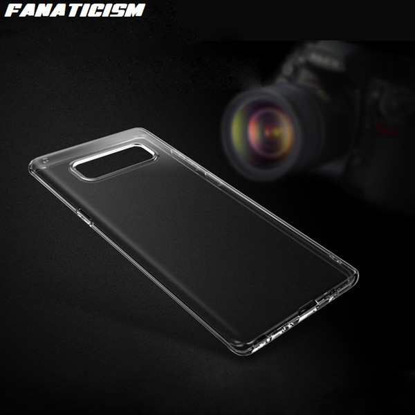 Fanaticism 1.2mm Soft TPU GEL Shockproof Clear Case For Samsung S9 S8 Plus Note 8 S7 Edge Transparent Soft Silicone Cover