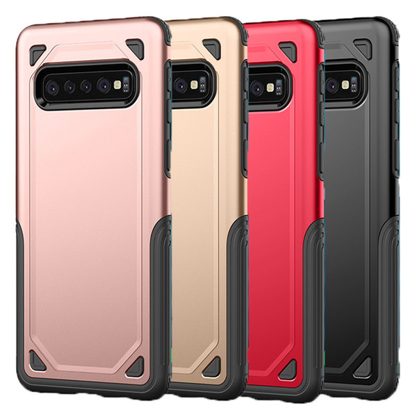 For Samsung Galaxy S10 Case Soft TPU Hard PC Back Cover Protective Case for Samsung Galaxy S10 Plus Lite