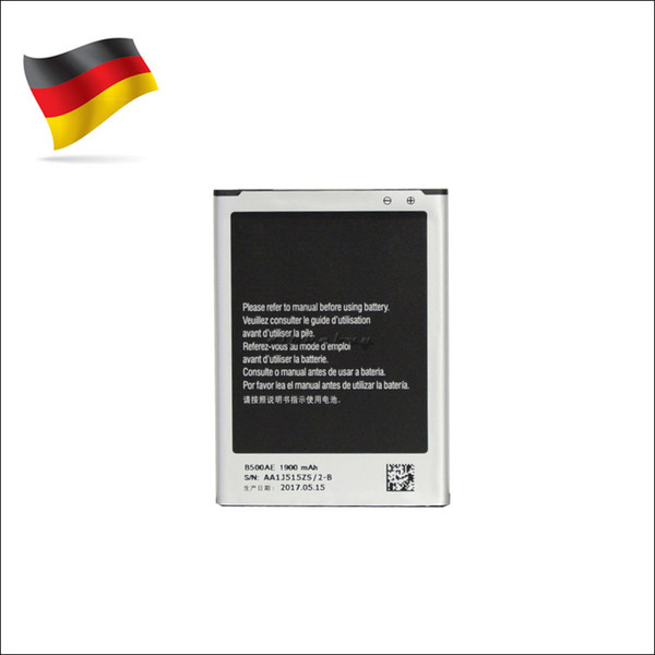 Germany Stock For Samsung Galaxy S4 mini i9190 i9192 OEM Battery B500AE 1900mah Replacement akku dhl ddp freeshipping