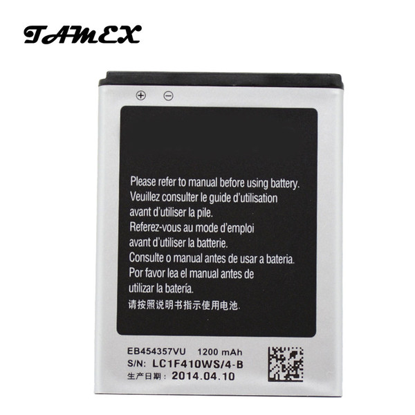 High Quality Replacement EB454357VU For Samsung Galaxy Y S5360 Y Pro B5510 Wave S5380 Pocket S5300 Chat B5330 1200mAh + Fast Ship