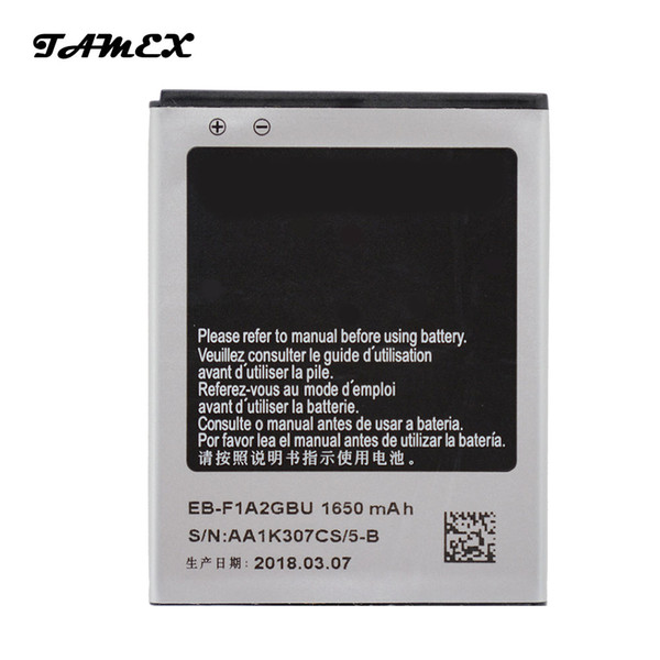 EB-F1A2GBU High Quality Replacement Battery For Samsung Galaxy S2 I9100 9100 i9100g i9103 i9105 I9108 i9050 battery 1650mA Free Shipping